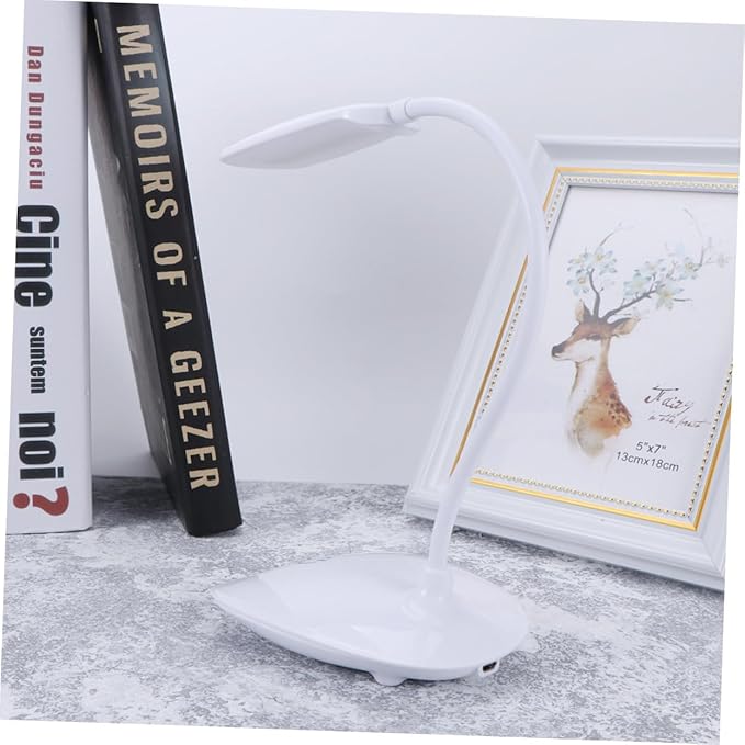 Led Reading Lamp with 3 Modes Touch Control Eye Protection Table Lamp for Kids Dimmable Desk for Study Night Light and Ambient Lighting 13.77X3.93X3.93In