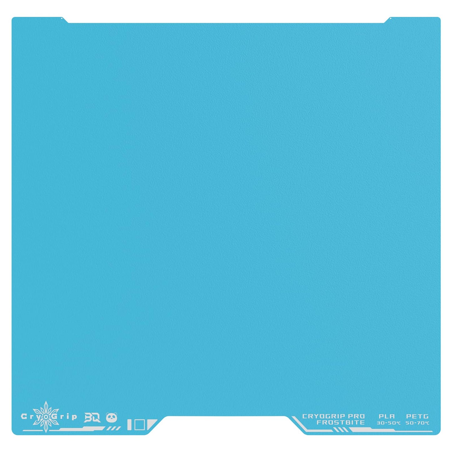 BIQU Cryogrip Pro Frostbite for Bambu-Lab H2D/H2S 3D Printers Cold Build Plate 355x346MM Double Sided Strong Adhesion Spring Steel Sheet Room Temperature Print Upgrade Removable Heated Bed Cover