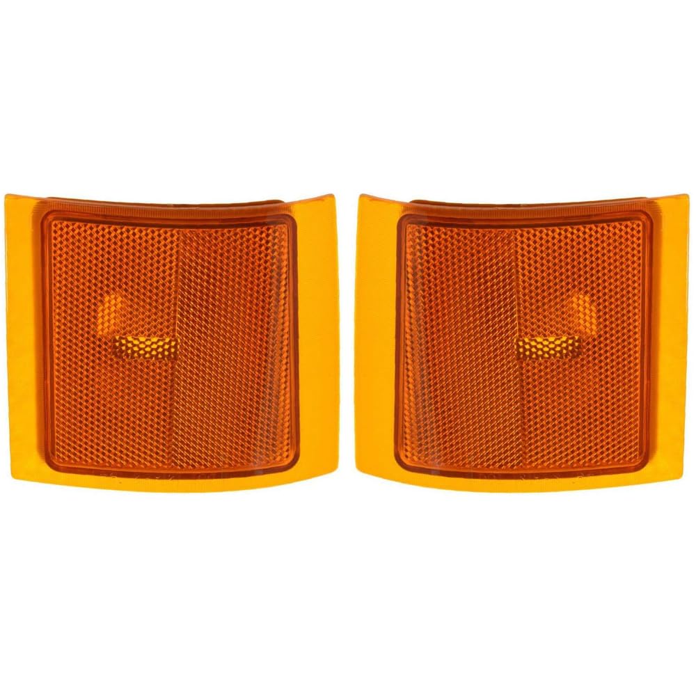 EPIC LIGHTING OE Spec-B Replacement Halogen Composite Side Markers Upper Assembly Compatible with CHEVROLET 94-00 BLAZER - Pair