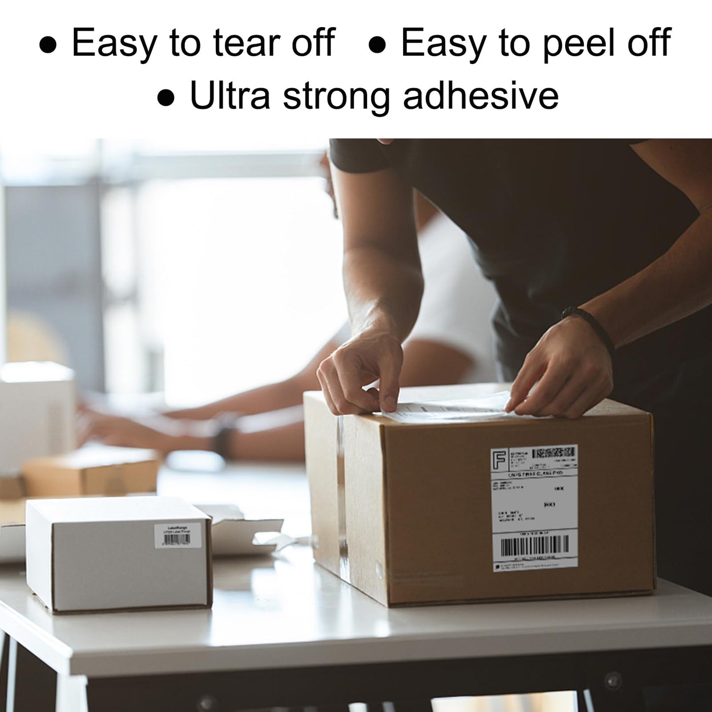 LabelRange 4x6 Thermal Labels, Commercial Grade Direct Thermal 4x6 Shipping Labels, 500 Sheets per Stack,1 Stack
