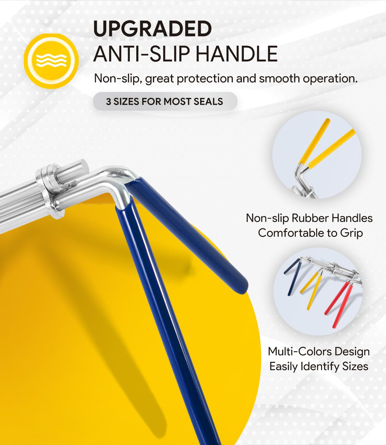 5 Pack Hydraulic Seal Installation Tool Kit, Hydraulic Cylinder Piston Repair Seal Tools, U-Cup Rod Seal Installation Tool Kits, Upgraded Seal Twistor Install Tool Set with Pick and Hook Set