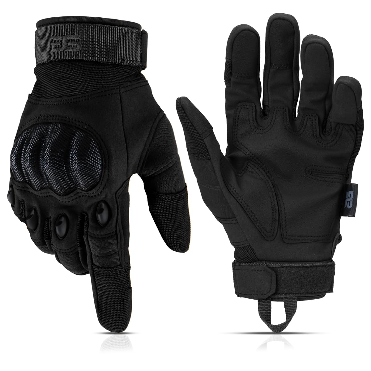 Glove Station Hard Knuckle Utility Gloves, Touchscreen, THKFF, Black, 2XL