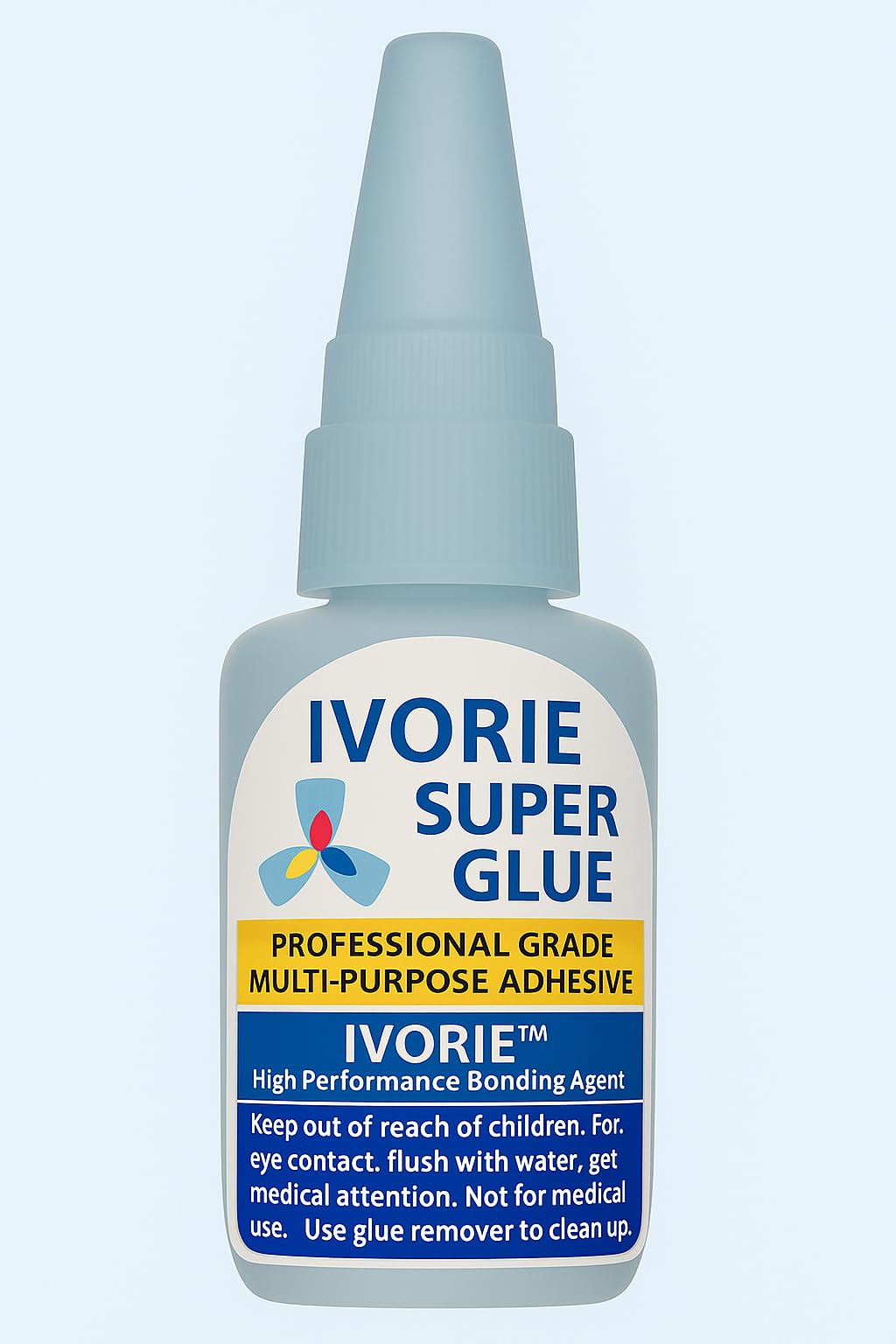 IVORIE Super Glue Adhesive Instant Bonding Cyanoacrylate Acrylic - Dental Laboratory Tools (Transparent Clear Color - 30gr)
