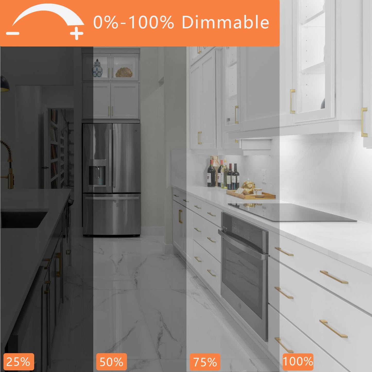 LED GU10 Range Hood Light Bulbs, LED Stove Appliance Light Bulb, Kitchen Light Replacement Halogen Light Bulb, 50W Equivalent, Warm White 3000K, 6W 550 Lm, Dimmable,Waterproof IP65 Pack of 2