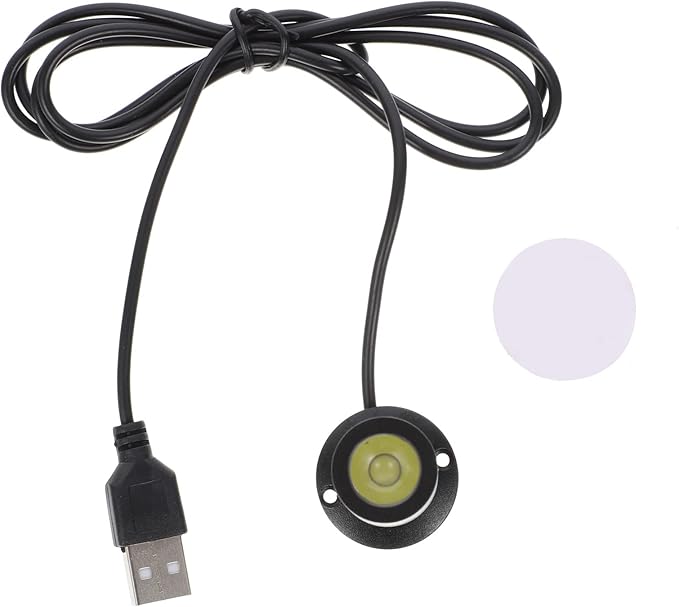 Uonlytech USB Powered Small Led Spotlight for Jewelry Showcase Under Cabinet Lighting Indoor Mini Adjustable Angle Display Lamp