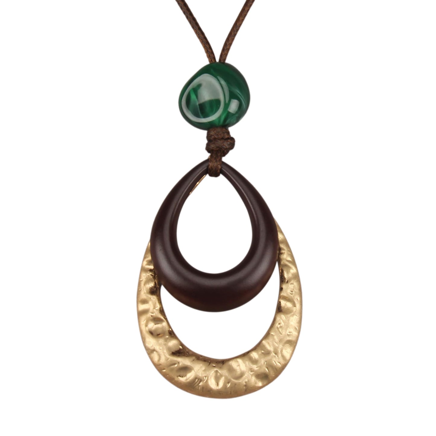 joymiao Boho Necklaces for Women Trendy Gold Statement Necklace Layered Bohemian Vintage Chunky Pendant Necklace Casual Jewelry