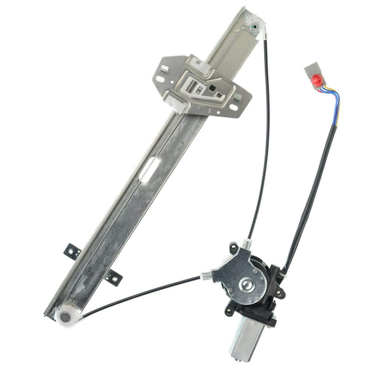 YHTAUTO Front Driver Side Power Window Regulator With 2-Pin Motor Assembly for Honda Accord 1998-2002, 4-Door Sedan Only