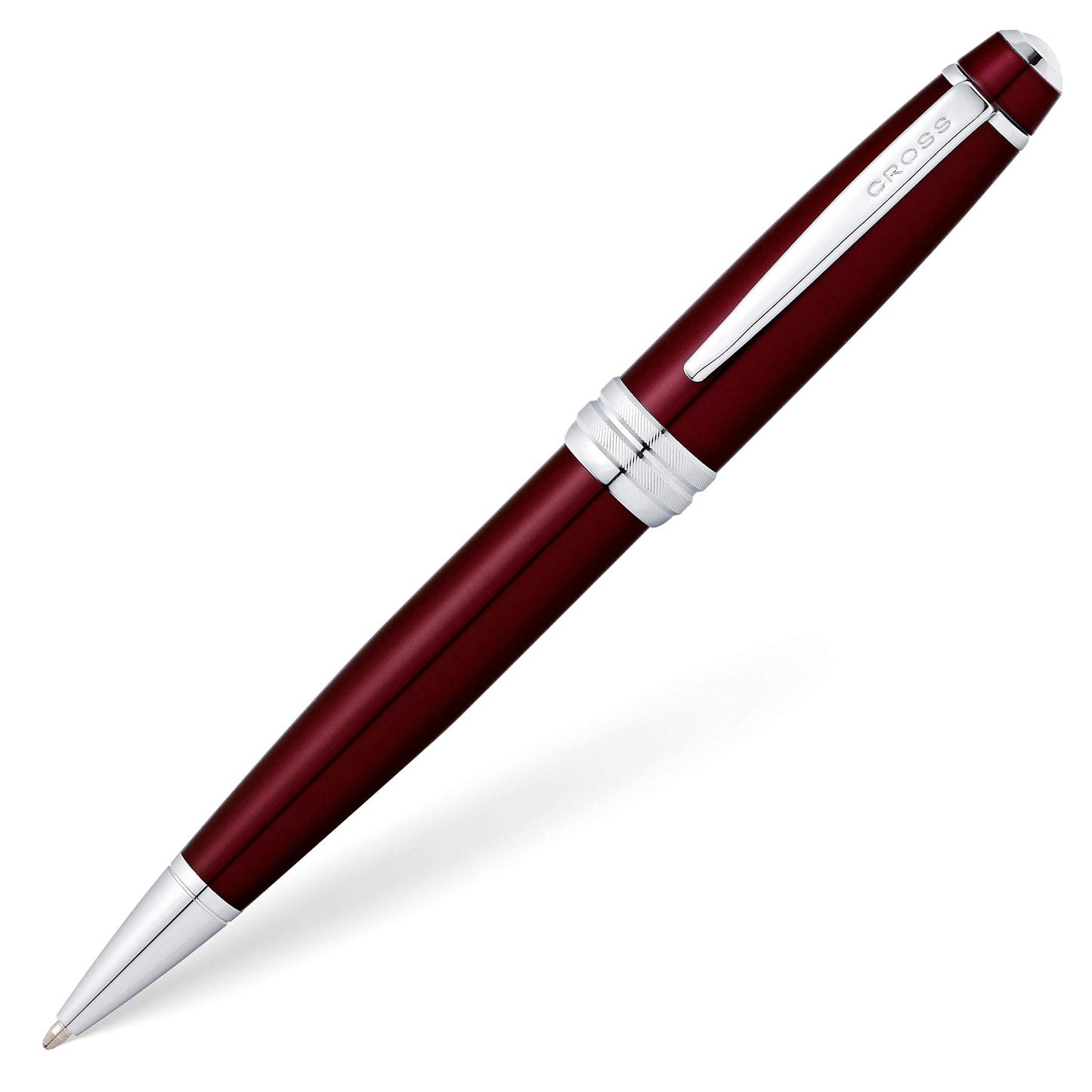 Cross Bailey Refillable Ballpoint Pen Presented in a Premium Gift Box - Medium Point, Black Ink, Red