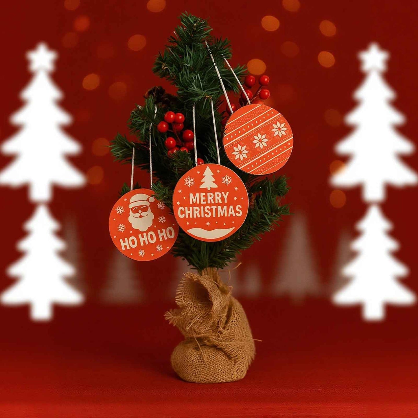 2025 Screaming Goat Prank for Christmas Tree Decorations, Funny Hanging Christmas Prank Ornament, Goat Scream Lasts for 8 Hours, Christmas Winter New Year Party Supplies (Christmas Tree)