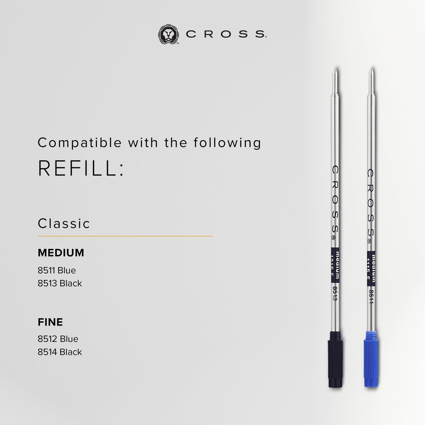 Cross Bailey Refillable Ballpoint Pen Presented in a Premium Gift Box - Medium Point, Black Ink, Red