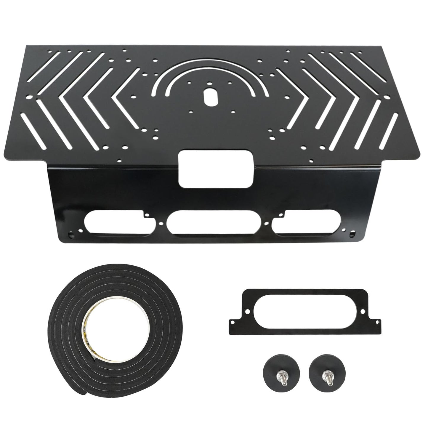 Drill-Free Light Bar Mount, Magnetic & Bolt-On Light Bar Mounting Brackets, Compatible with Ford F150 (2015+), F250 - F550 (2017