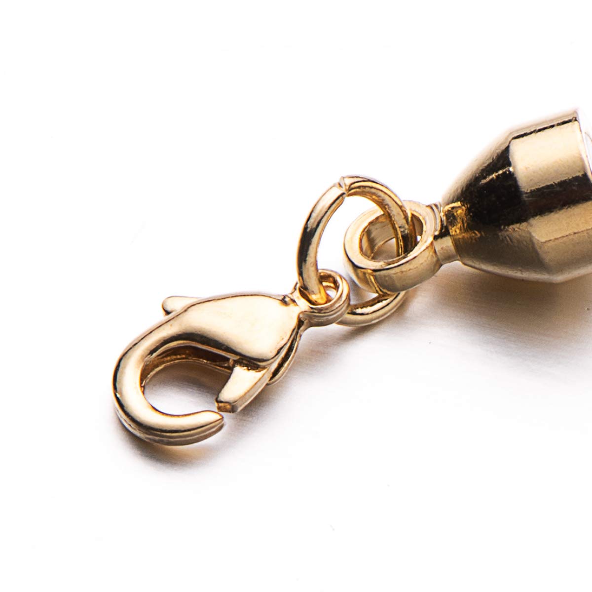 Zpsolution 6mm Magnetic Jewelry Clasps Lobster Clasp Oval Shape for Necklace Bracelet 8 pcs