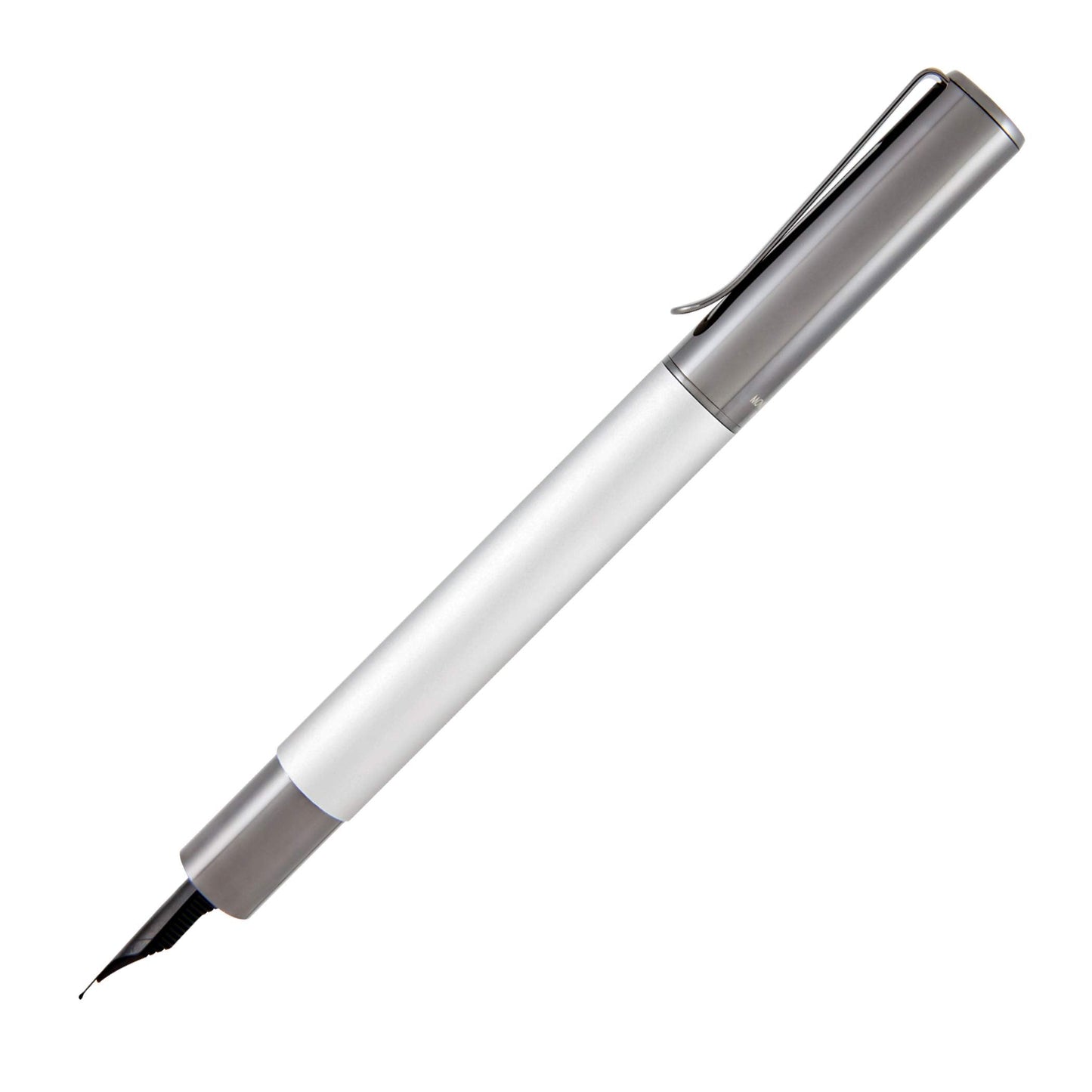 Monteverde USA Ritma Fountain Pen in Silver – Extra Fine Nib, Precision JoWo Stainless Steel, Refillable Ink Cartridge/Converter – Ideal for Professionals & Artists