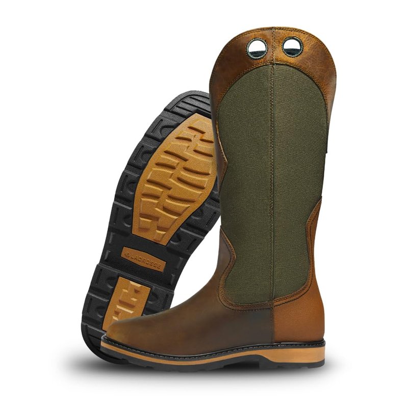 LaCrosse 17-Inch Snake Boots for Men - 360-Degree Flexible Guard Snake Proof Boots - Prairie Outsole Traction Hunting Footwear for Men - Olive - 11