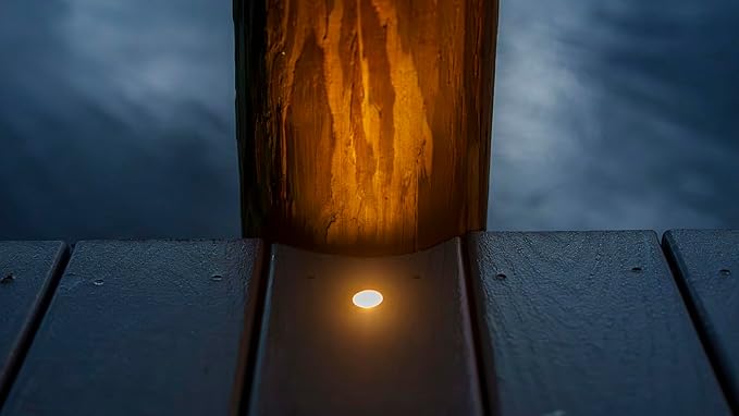 VOLT 12V 1W Solid Brass Color Changing RGBW Micro Dot LED Indicator Light (Black) for Outdoor Deck, Step, Patio, Path, Walkway or Hardscape Areas