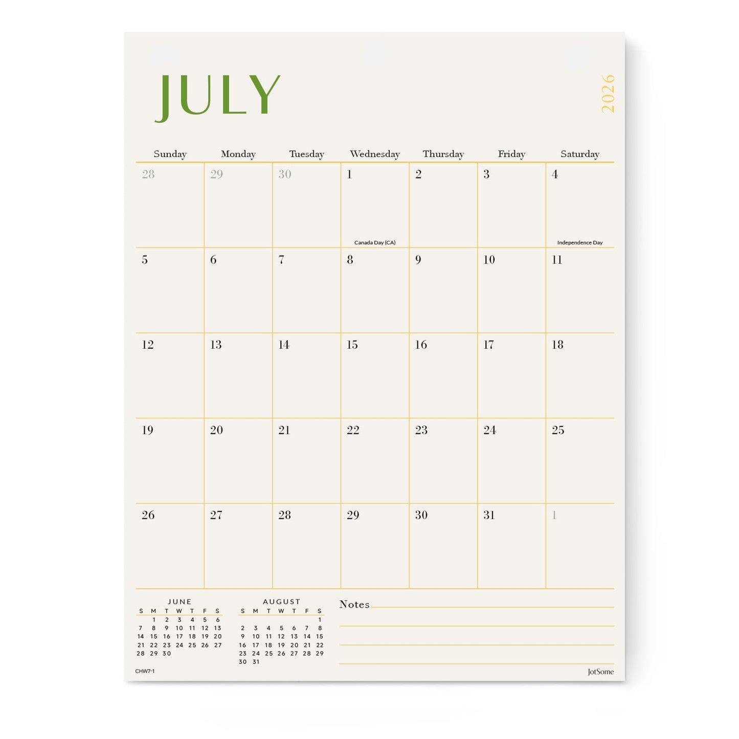 Jotsome Large Wall Calendar 2026-2027, Large Monthly Wall Calendar From Now to Jun 2027 17 x 22 inch in Home and Office for Easy Organizing