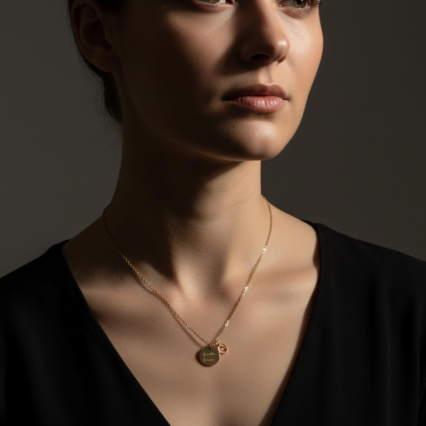 VLIEGEN Mustard Seed Necklace - Stainless Steel Faith Mountain Jewelry for Women & Men styleP