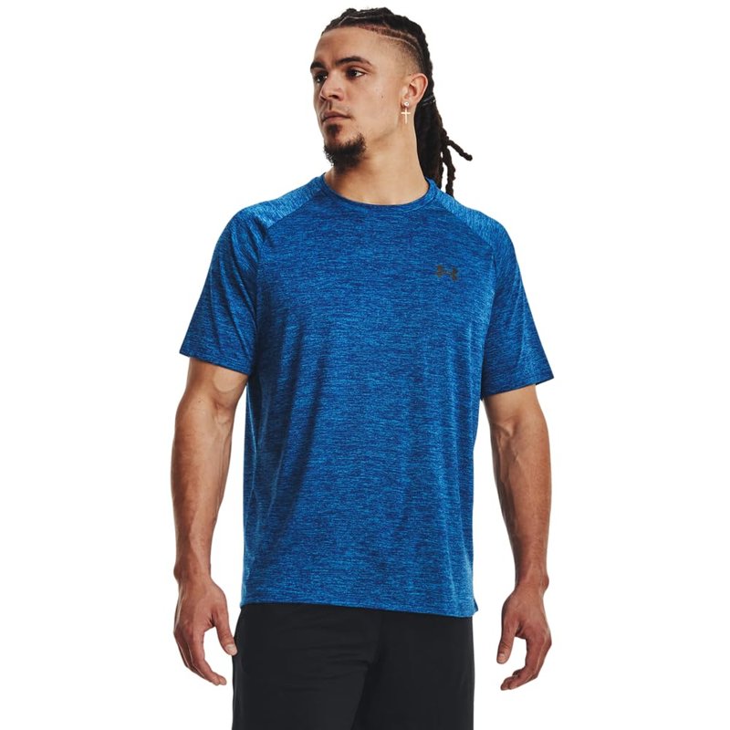 Under Armour Men's Tech 2.0 Short-Sleeve T-Shirt, (471) Blue Mirage / / Black, X-Large