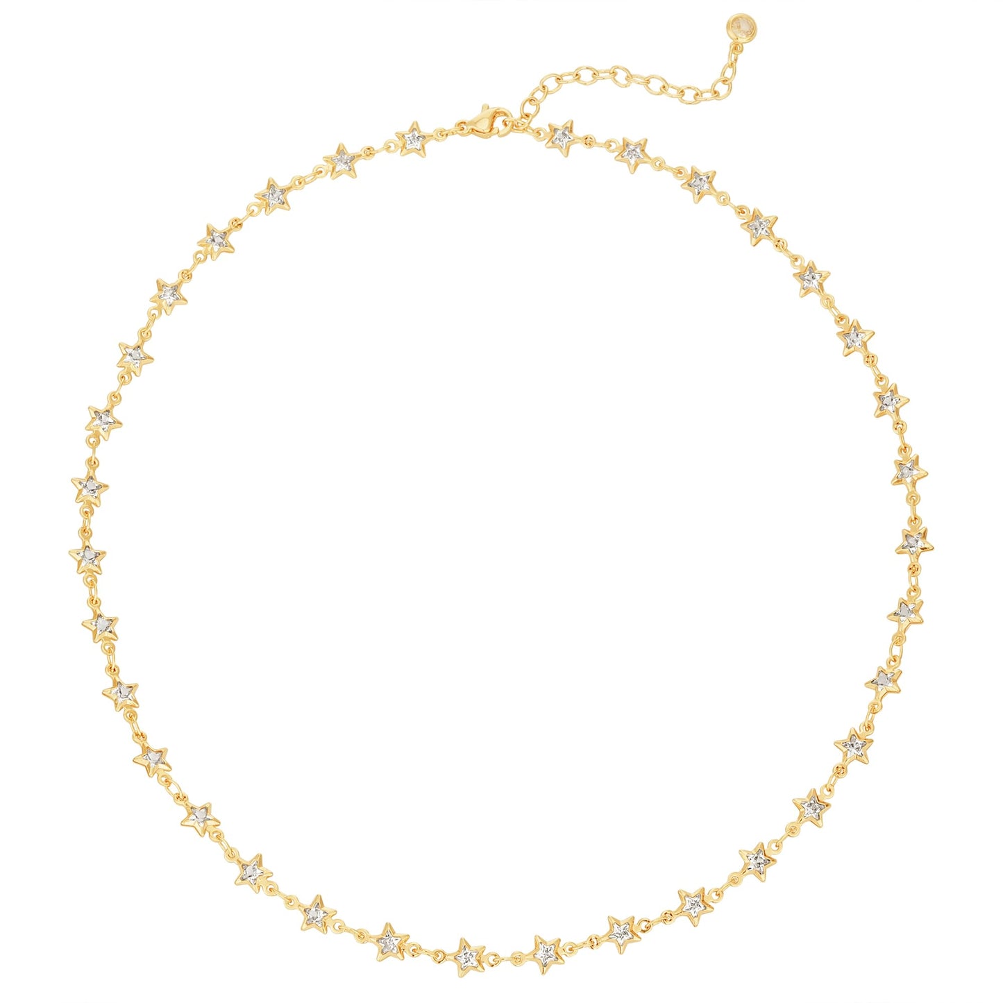 MTMY Beaded Necklaces for Women 14K Gold Plated Dainty Colorful Green/Rose Beaded Pearl Choker Necklace Delicate Boho Jewelry Gift (Star chain)