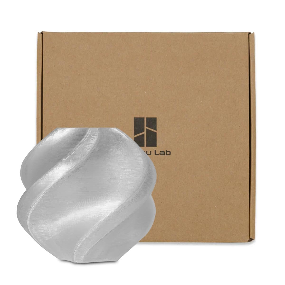 Bambu Lab PETG Translucent Filament 1.75mm 1kg Spool - Strong Durable 3D Printer Filament, High-Temp Resistance, Low Warp, Compatible with Bambu Lab & Most FDM 3D Printers - Clear (32101) - Refill