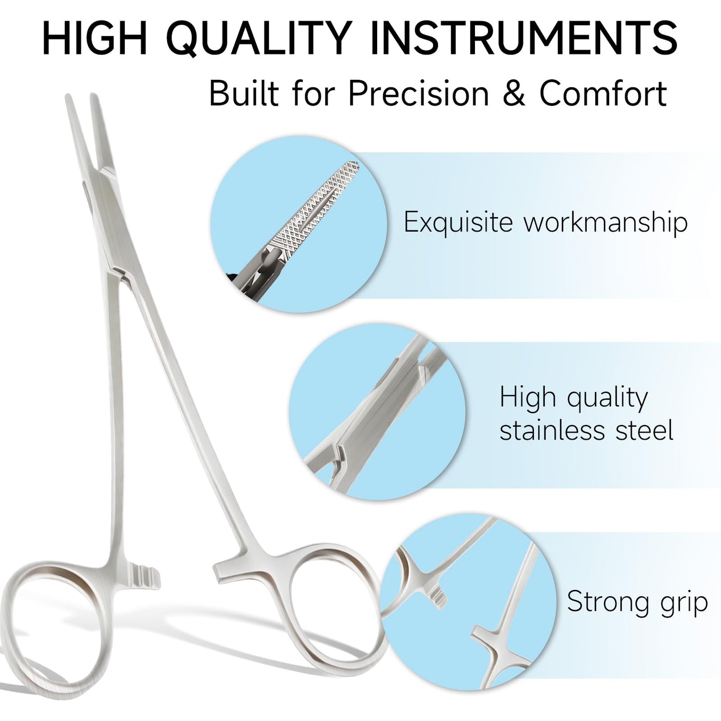 Suture Practice Kit for Medical Students - Suturing Kit Suture Pad with Pre-Cut Wounds, Suturing Threads & Tools, Wound Closure Stitches Training Kit for Med Dental Vet Students, Educational Use Only