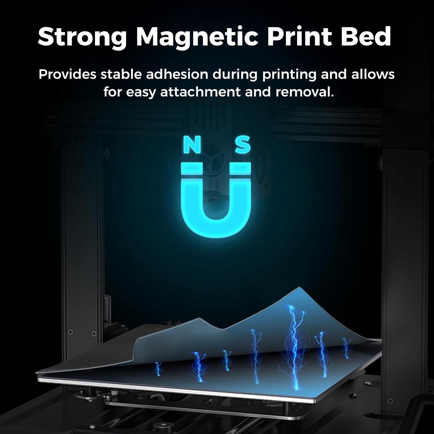 Creality Ender 3 Build Plate 2PCS 235 * 235mm Soft Magnetic 3D Printer Bed PC Coating 3D Printer Mat for Ender 3/Ender3 V2/Ender 3 V3 SE/Ender 3 Pro/Ender 5 Pro