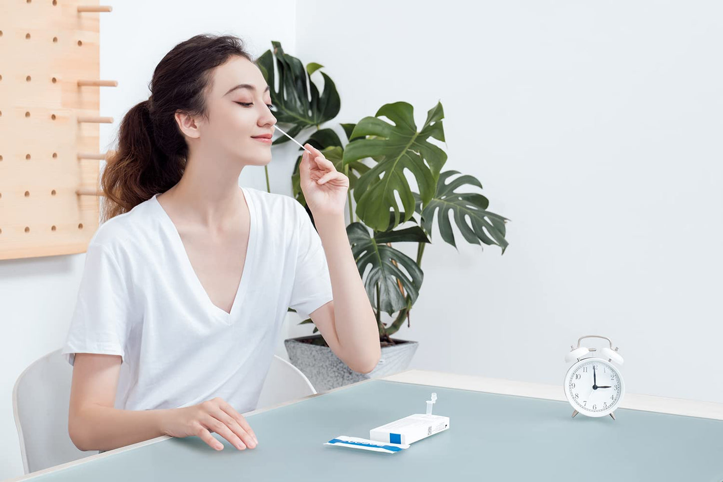 BOSON Rapid SARS-CoV-2 Antigen Test Card, FDA EUA Authorized OTC at-Home Self test, Results in 15 Minutes, Convenient and Comfortable to use 8 Tests