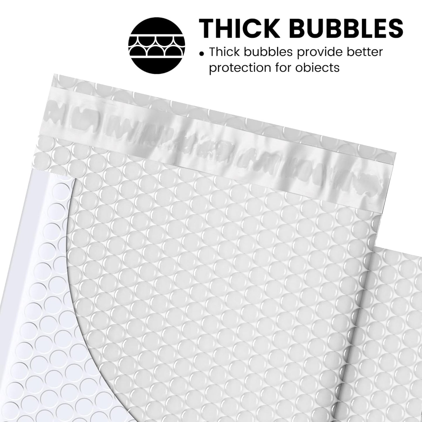 Fuxury Bubble Mailers 6x10“ 600 Pack White Padded Envelopes Usable Size 6x9" Thick Mailing Envelopes Bubble Padded, Shipping Bags for Mailing,Packaging, Small Business, Boutique, Bulk #0