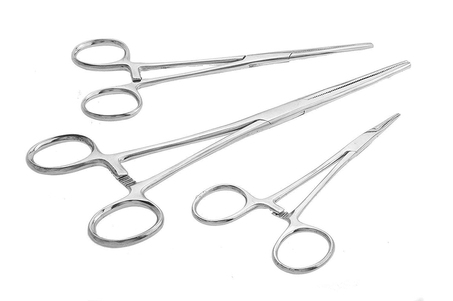SURGICAL ONLINE Ultimate Hemostat Set, 6 Piece Ideal for Hobby Tools, Electronics, Fishing and Taxidermy (8", 6.25" and 5")