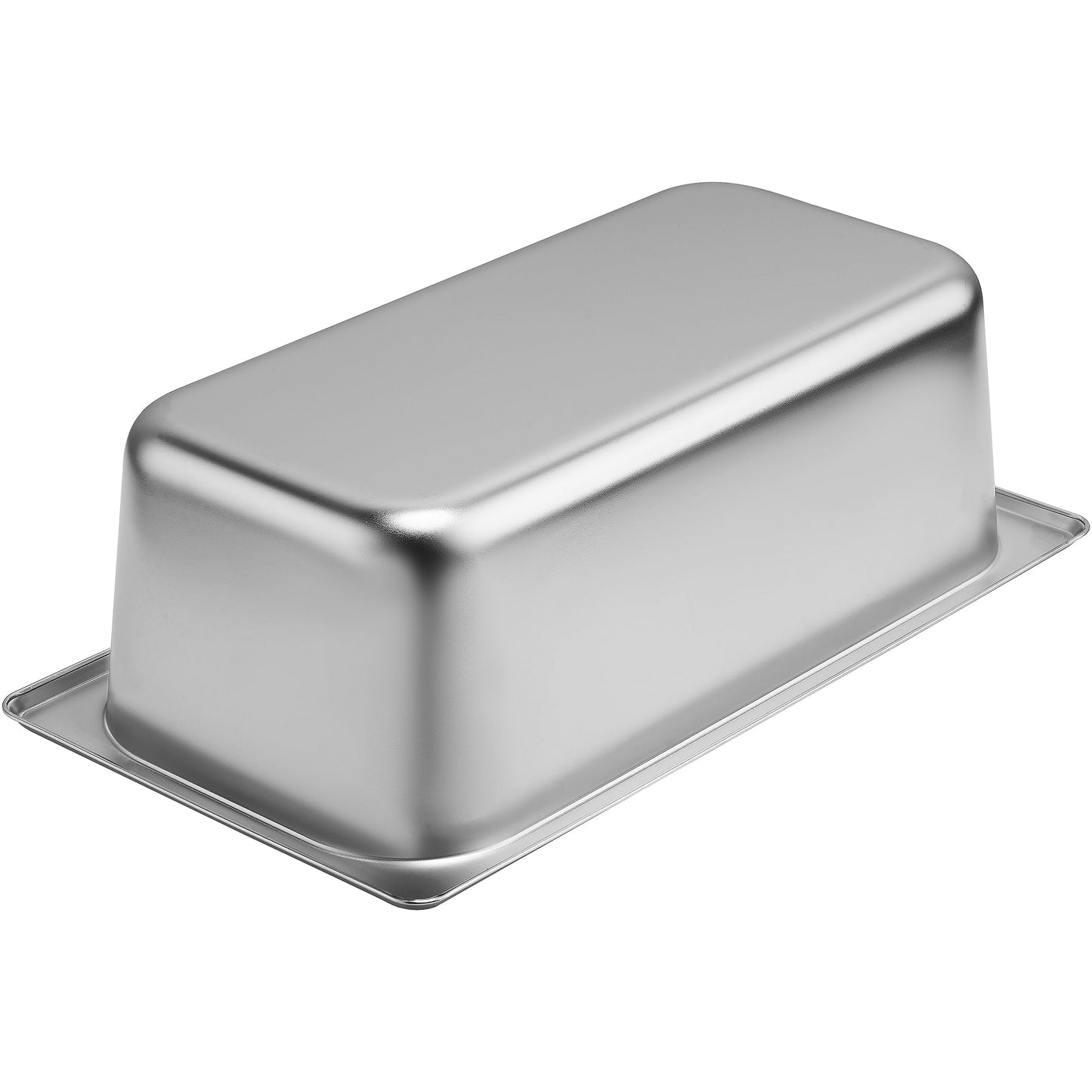 ZeroPone 6 Pack Hotel Pans, 1/3 Size 4" Deep Steam Table Pan, 22 Gauge Anti Jam Stainless Steel Steam Pan, Commercial Food Storage Containers for Catering Supplies