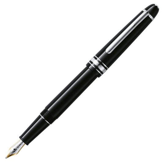 MONTBLANC 145-Meisterstuck Classique Platinum Fountain Pen, Medium Nib (106522)