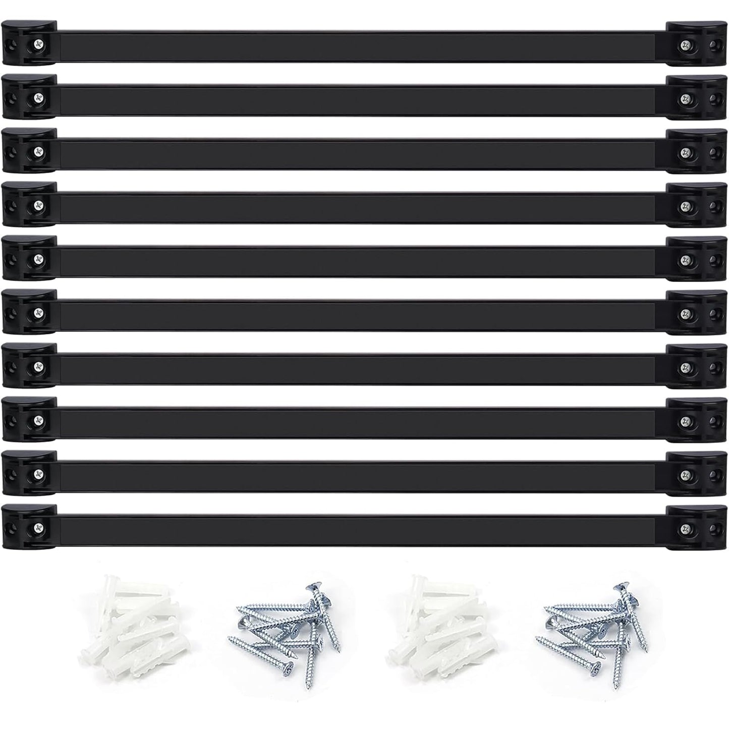 DGSL Magnetic Tool Holder Strip 10 Pack, 18 In Heavy Duty Tool Organizer Magnetic Strip, Tool Magnet Bar For Garage Tool Organization