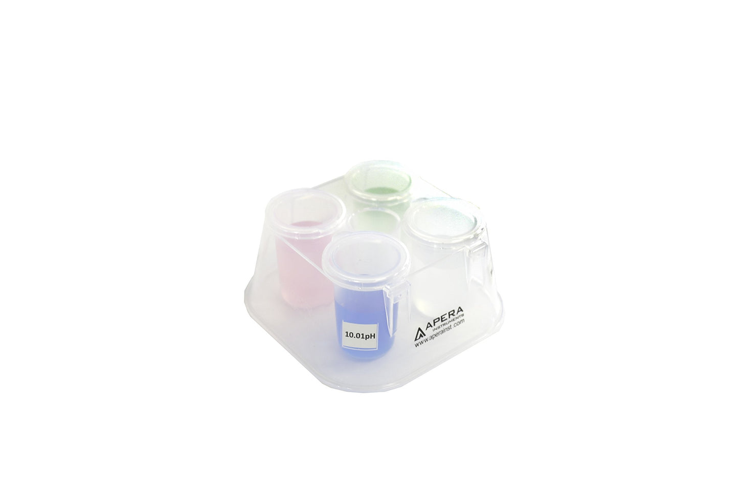 Apera Instruments, LLC-AI1104 16oz. pH Calibration Buffer Solution Kit (pH 4.00, 7.00 & 10.01), plus 3M KCL Storage Solution and CalBox