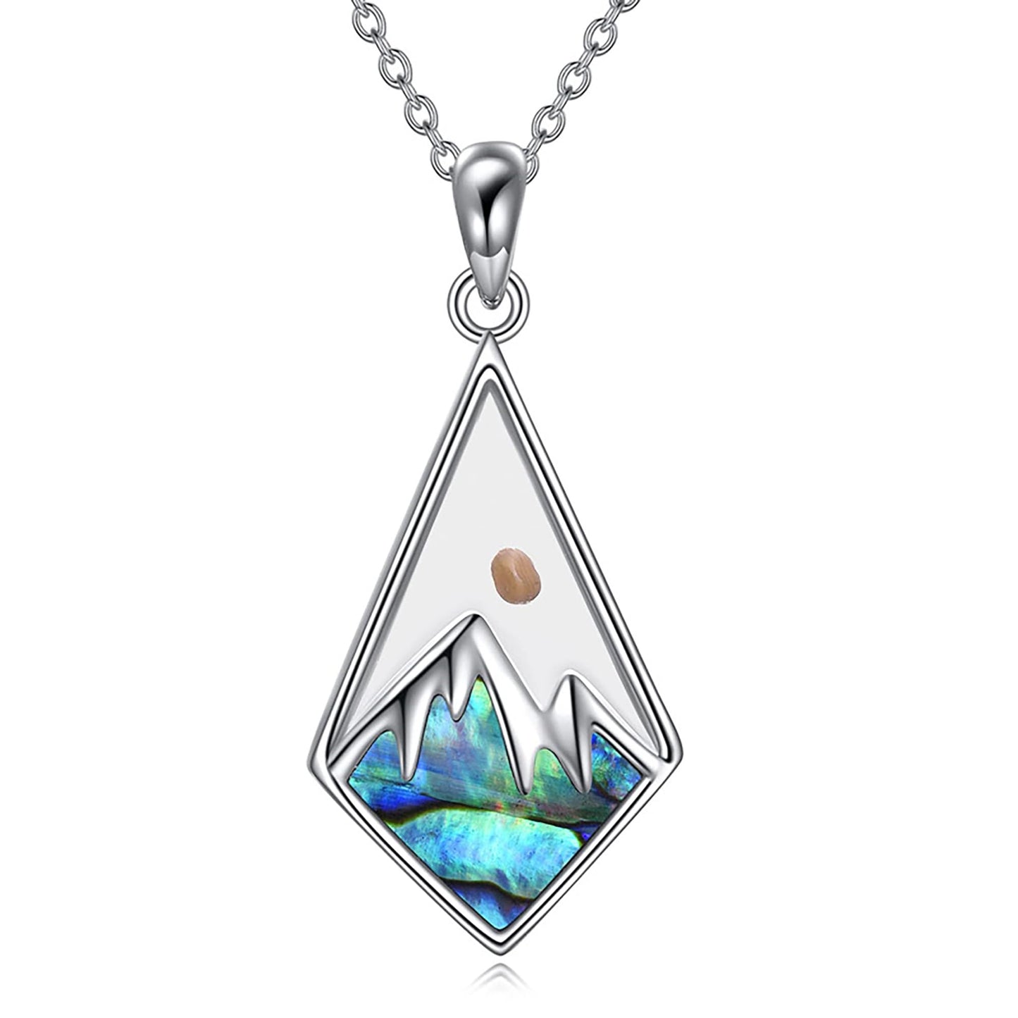 VLIEGEN Mustard Seed Necklace - Stainless Steel Faith Mountain Jewelry for Women & Men styleG
