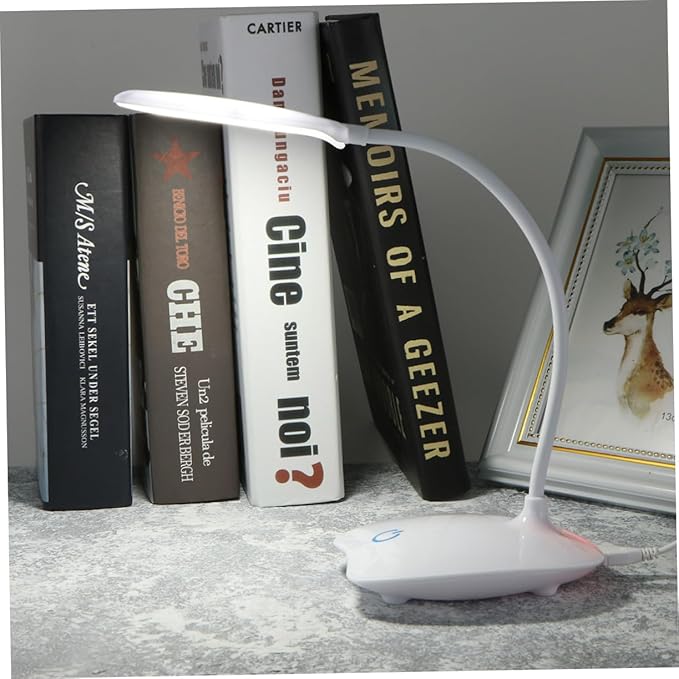 Led Reading Lamp with 3 Modes Touch Control Eye Protection Table Lamp for Kids Dimmable Desk for Study Night Light and Ambient Lighting 13.77X3.93X3.93In