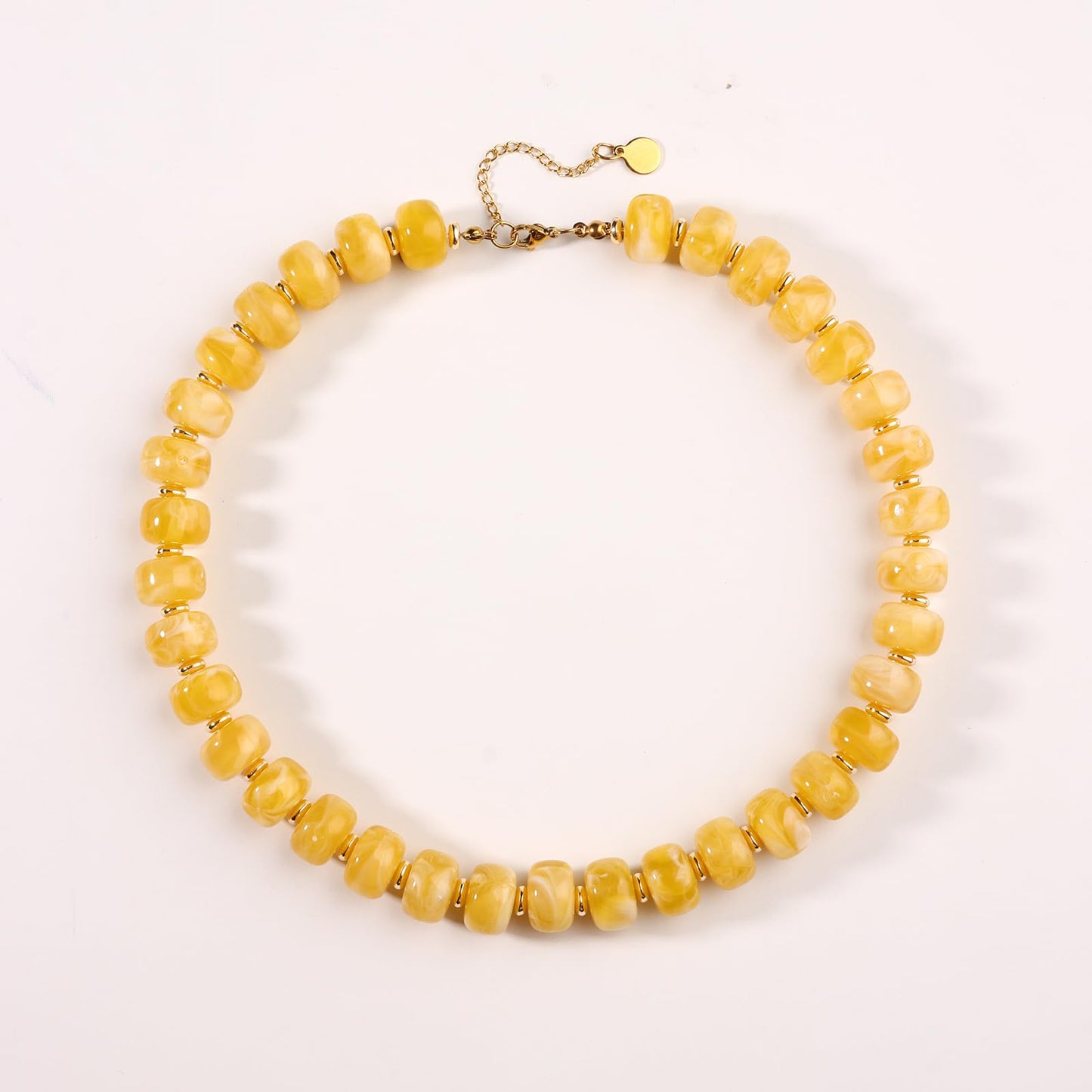 joymiao Chunky Beaded Necklace for Women Beaded Gemstone Necklace Colorful Boho Bead Choker Statement Necklaces Jewelry Accessories Gifts