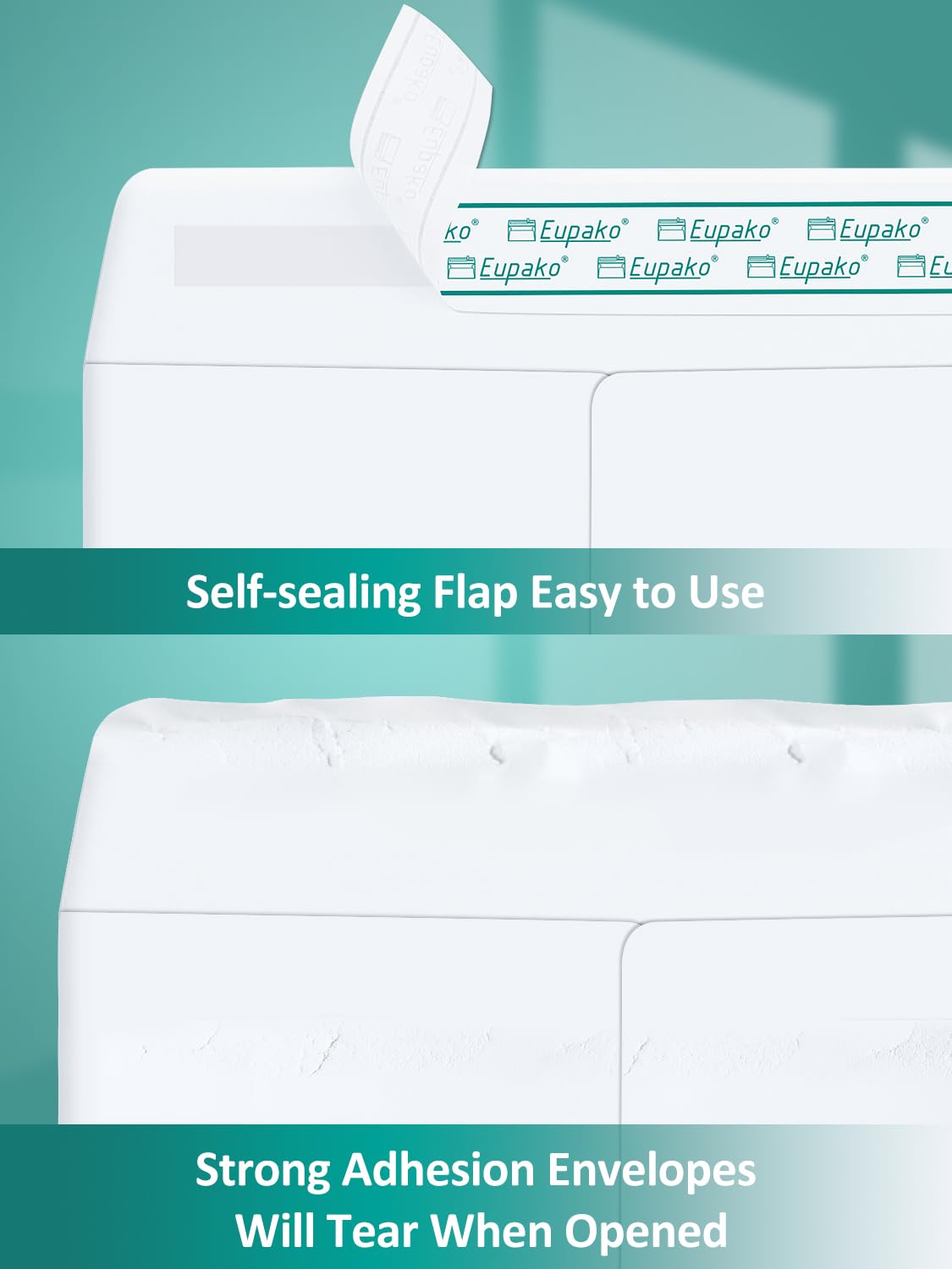 Eupako Catalog Envelopes 6x9 Small White Envelopes Self Seal 250 Pack for Mailing, Organizing, Storage