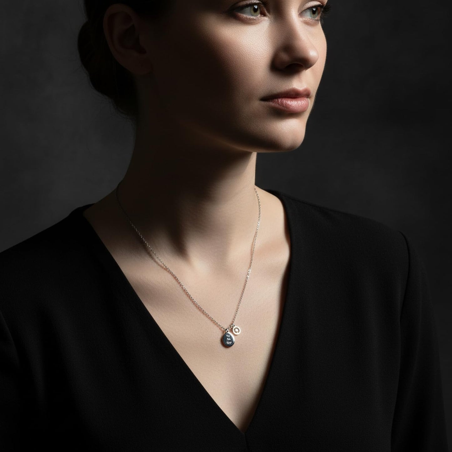 VLIEGEN Mustard Seed Necklace - Stainless Steel Faith Mountain Jewelry for Women & Men styleQ