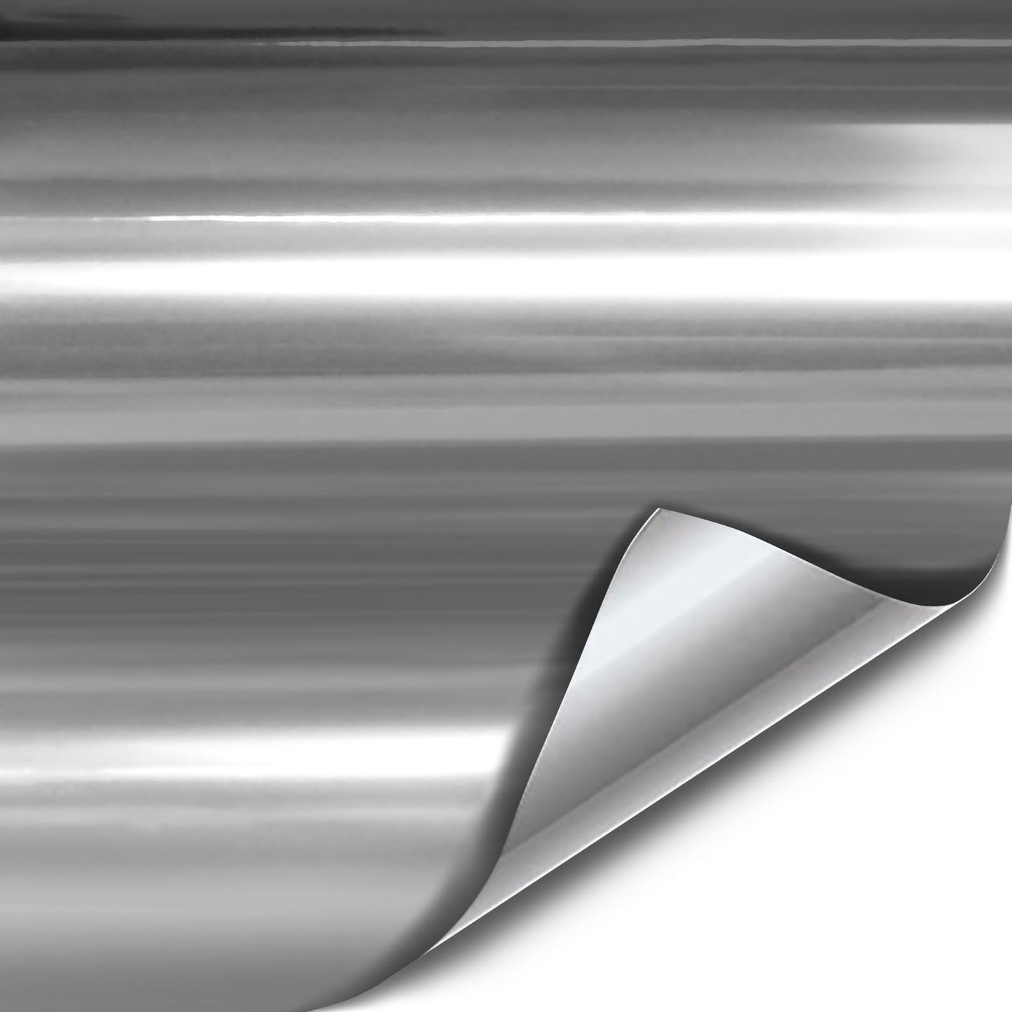 Silver Mirror Chrome Self-Adhesive Vinyl Wrap Film (2ft x 5ft)