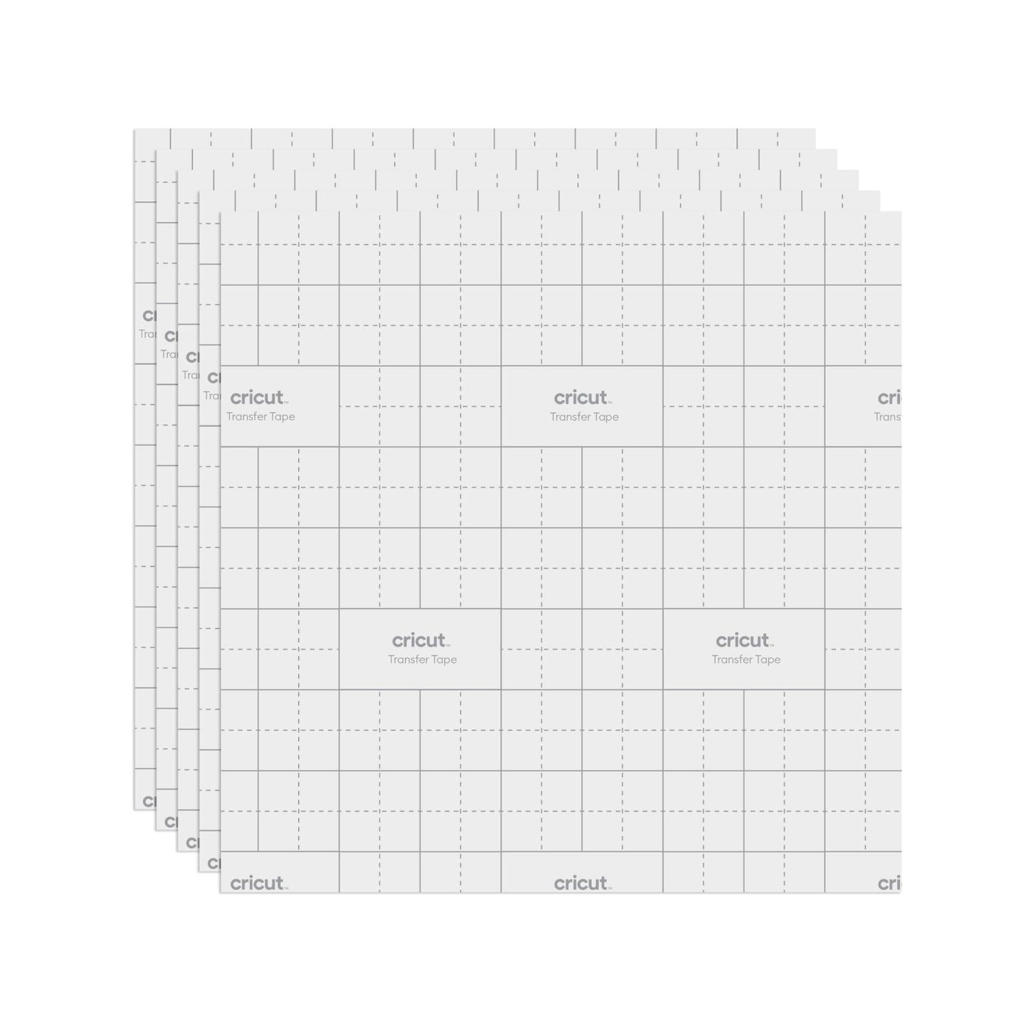 Cricut Value Transfer Tape - 75ft Flat Pack, 12in x 12in Sheets (75-Count)