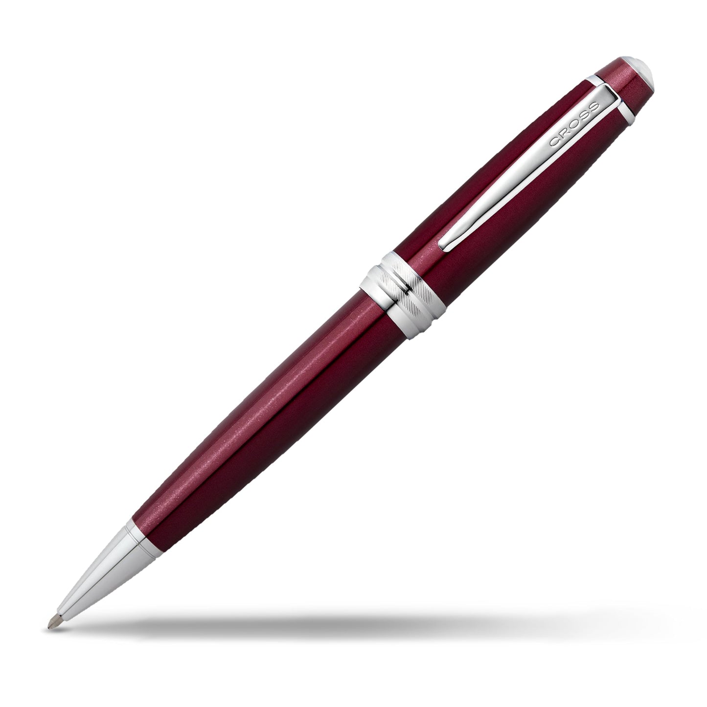 Cross Bailey Refillable Ballpoint Pen Presented in a Premium Gift Box - Medium Point, Black Ink, Red