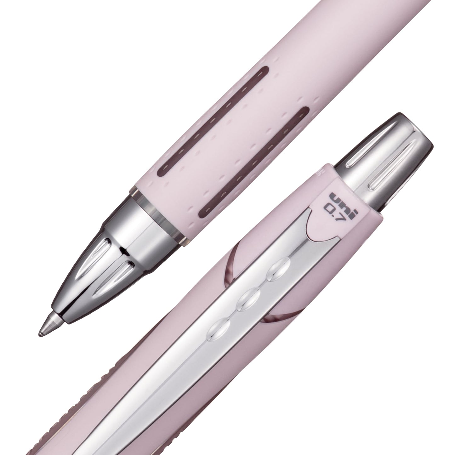 Uni-Ball Jetstream RT Ballpoint Pen, Fine Point (0.7mm), Lavender Barrel, Black Ink. 6 Pens