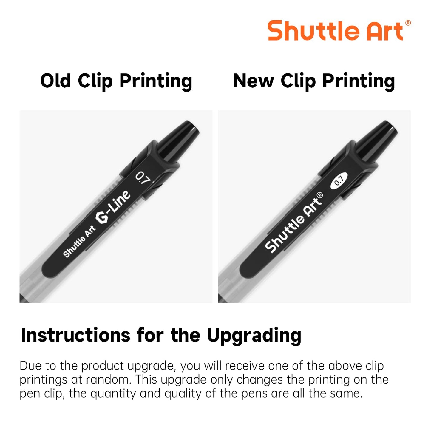 Shuttle Art Black Gel Pens, 70 Pack Retractable Medium Point Rollerball Gel Ink Pens Smooth Writing with Comfortable Grip for Office School Home Work