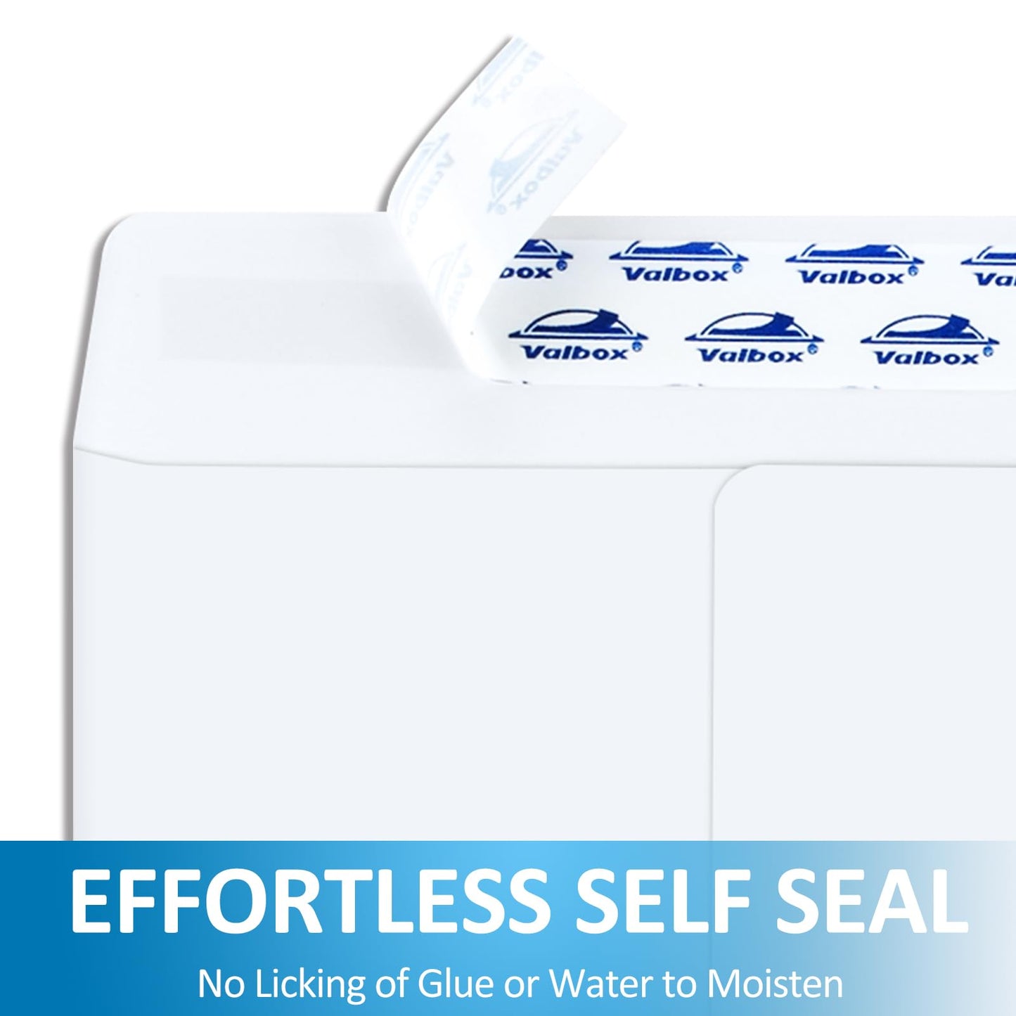 ValBox 6x9 Self Seal Security Catalog Envelopes 250 Count Small White Envelopes for Mailing, Storage and Organizing