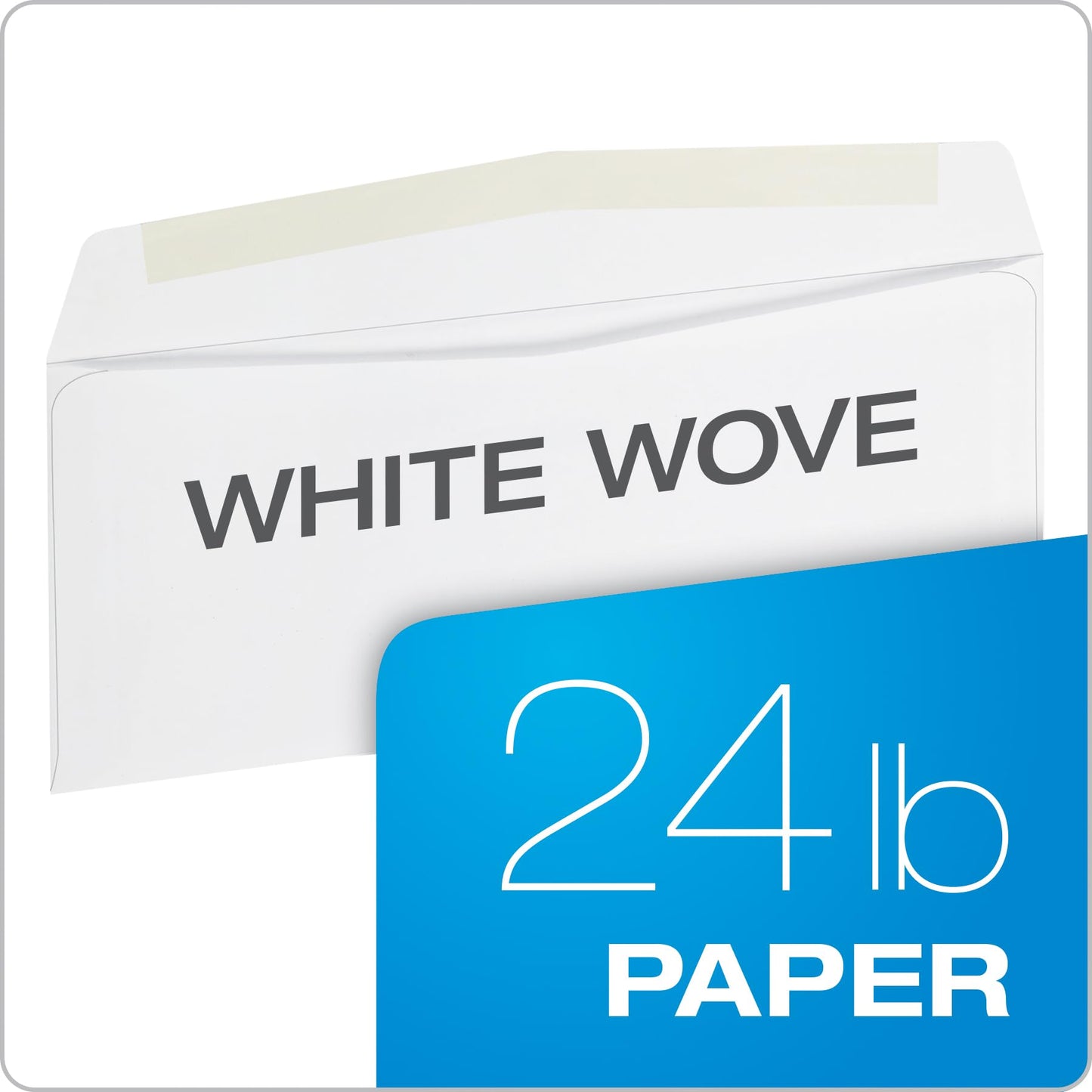 Quality Park #10 Envelopes, Letter Size White Mailing Envelopes, 4-1/8x9-1/2 Inch, No Window Business Envelopes, Gummed Closure, 500/Box (QUA90020)