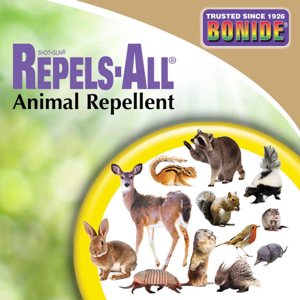 Bonide Repels-All Animal Repellent, 32 oz Concentrate, Long Lasting Outdoor Garden Deer Repellent, People and Pet Safe