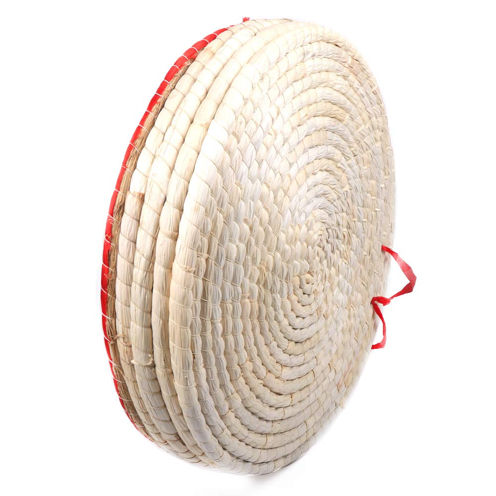 DOSTYLE Traditional Hand-Made Solid Straw Round Archery Target Shooting Bow Coloured Rope Target Face Five Layers for Recurve Bow Long Bow Compound Bows