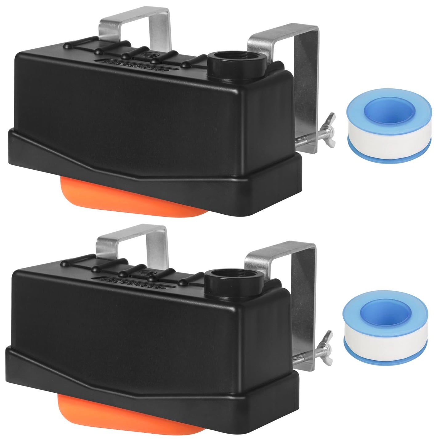 Water Trough Float Valve Livestock Stock Tank Float Valve for Water Tank of Pond Farm Livestock Cattle Goat Horse Pool,2PCS Automatic Control Waterer Level