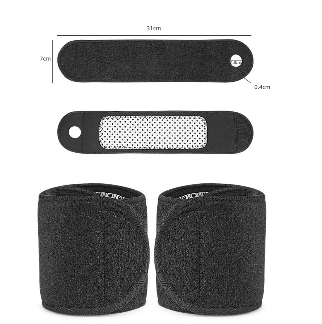 Price Xes Wrist Brace for Carpal Tunnel, 1 Pair Adjustable Wrist Straps with 3 Magnets, Magnetic Therapy Wristband for Arthritis Joint Pain Relief Injury Recovery