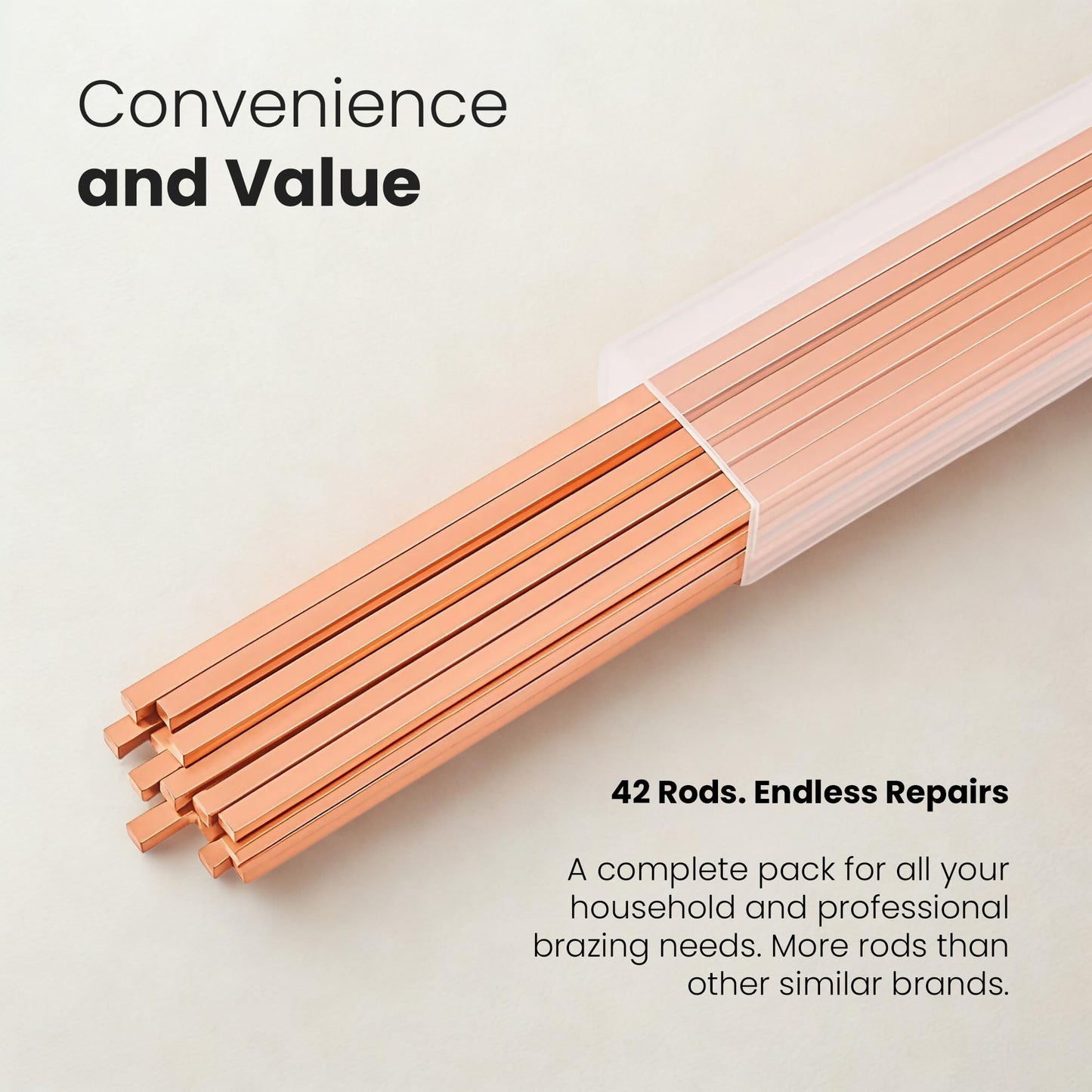 12 pcs Brazing Rods AWS BCuP-5 15% Silver Solder Phos Copper Brazing Alloy Flat Welding Rods 0.050"x1/8"x10" for HVAC, Refrigeration, and Industrial Applications